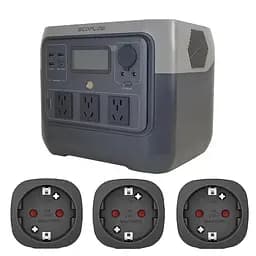 Зарядна станція EcoFlow River 2 Pro + перехідник-адаптер з європейської вилки на китайську