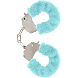 Наручники Toy Joy Furry Fun Cuffs 28 см голубой