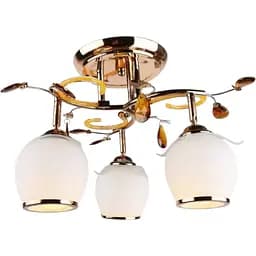 Люстра потолочная Brille для кухни E14 60W G (LK-377C/3)