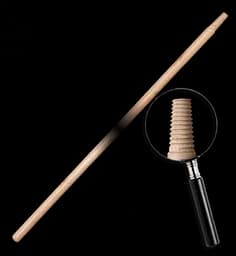 Держатель деревянный лакированный Bradas резьба IT, 24 х 1200 мм (TVI24120)