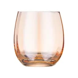ARDESTO Набір склянок низьких Black Mars Amber 480мл, 2шт, скло, золотистий - мініатюра 2