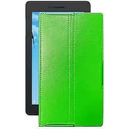 Чехол StatusCASE из экокожи для планшета Lenovo Tab E7 TB7104L Зеленый