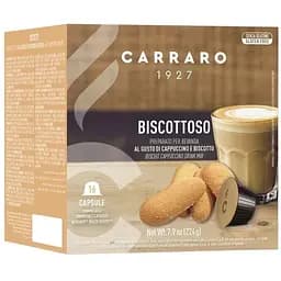 Кофе в капсулах Dolce Gusto Carraro Biscottoso, 16 капсул