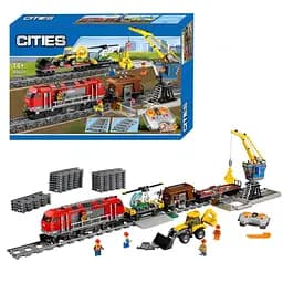 Конструктор Power Cities Грузовой поезд на 1033 детали (40022)