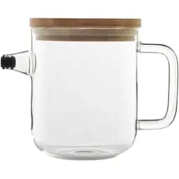 Чайник для заварювання Luigi Bormioli Thermic Glass з бамбуковою кришкою 1 л (12921/01)