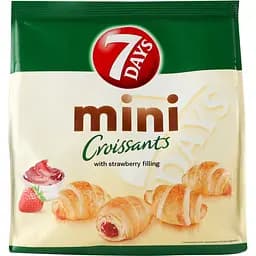 Круасан 7 Days міні полуниця, 185 г (662714)