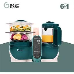 Пароварка-блендер Babymoov Nutribaby+ Opal green (A001136) - мініатюра 4