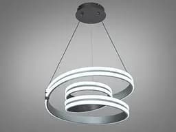 LED люстра завитки Diasha MX78093/1CF 125W, 6875 lm, Ø53 см, підвісна