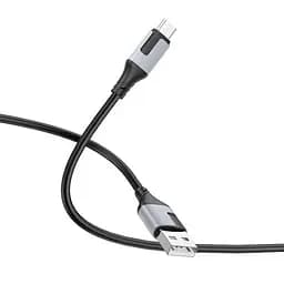 Кабель Borofone BX101 Creator charging data cable for Micro 2.4A/1 м чорний