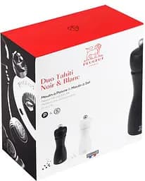 Набір млинкiв для солі та перцю Peugeot Tahiti, 15 см, чорний (2/24260) - мініатюра 4