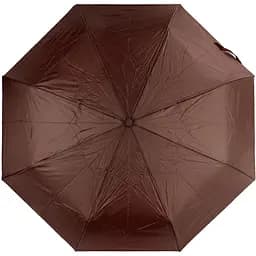Женский складной зонтик полуавтомат Eterno 95 см коричневый