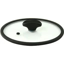 Кришка скляна із силіконовим обідком TVS 20 см прозора (00000022067)