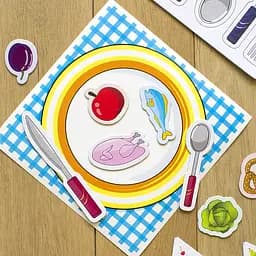 Навчальні пазли. Вивчаємо продукти харчування. Iq-club для малюків (у) 13203003 - мініатюра 5