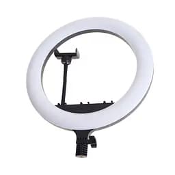 Кільцева лампа блогера Brille з 3 тримачами LED 24W CCT 36 см (TE-053) - мініатюра 5
