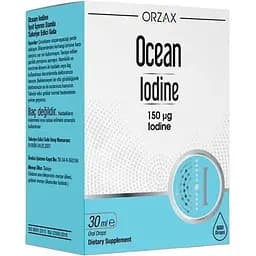 Йод Orzax Ocean Iodine 150 mcg Drops, 30 мл для підтримки щитовидної залози