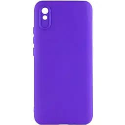 Чехол TPU Getman Liquid Silk Full Camera для Xiaomi Redmi 9A Синий / Iris
