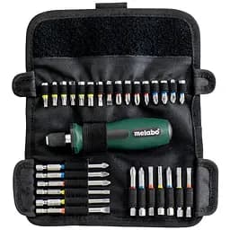 Отвертки 29 бит, SL, PH, PZ, Torx, H набор 30шт Metabo hoz0014087