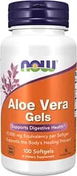 Натуральная добавка NOW Aloe Vera gels, 100 капсул