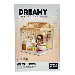 Конструктор-румбокс Mini House серии Интерьер - Ванная комната (8009)