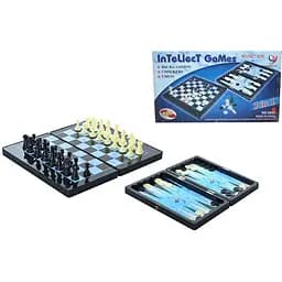 Настільна гра METR Plus шахи нарди шашки 8899 магнітні