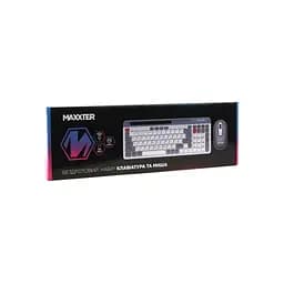 Комплект Maxxter KMS-WCM-03G-UA Wireless Gray/White (KMS-WCM-03G-UA) - мініатюра 5
