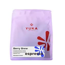Кофе в зернах Yuka Coffee Roastery Berry Brew смесь 250 г