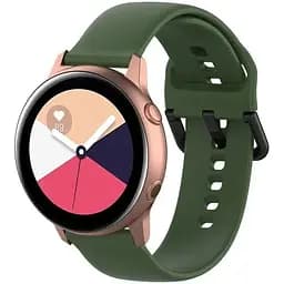 Ремешок для смарт-часов силиконовый BeWatch Samsung L 20 мм Хаки (1012367)