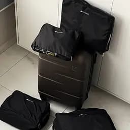 Набір з 7 нейлонових органайзерів ORGANIZE для речей у валізу (чорний) - мініатюра 3