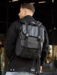 Чоловічий рюкзак Sambag Loft Zard чорний 46 х 28 х 13 см (22651001m)