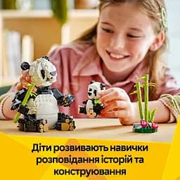 Конструктор LEGO Creator Дикі тварини сімейство панд 626 деталей (31165) - мініатюра 13