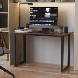 Стіл письмовий Кнап 2 Ferrum-decor 750x1400x600 Чорний метал ДСП Дуб Сонома Трюфель 16 мм (FRD-106406)