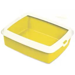 Туалет для кошек с рамкой MPS HYDRA MINI YELLOW 43 x 31 x 12 см