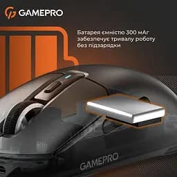 Миша GamePro Genesis Airmaster Wireless/Bluetooth/USB PixArt PAW3311 Sensor Black (GM167B) - мініатюра 10