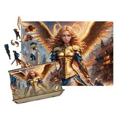 Пазл деревянный Аниме Феерические Крылья, А3, Картонная коробка 200 элементов