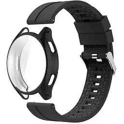 Комплект Tamister для годинника Xiaomi Watch 2 чорний (чохол + силіконовий ремінець 22 мм)