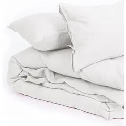 Підковдра MirSon Linen Winter flower льон 110х140 см дитяча біла (2200008249328) - мініатюра 7