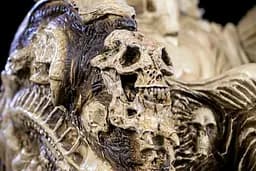 Діорама NECA Костяний Трон Хижак Toys Alien Vs Predator Skull Throne 35.6 см F AP - мініатюра 5