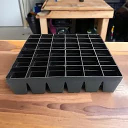 Касета для розсади на 36 комірок 19.5 × 19.5 × 4.5 см Чорний 88090 - мініатюра 5