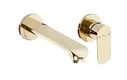 Смеситель для умывальника Rea Hyper + Box gold REA-B2060 Золотой