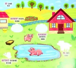 Наліпки-навчалки. Гомінка ферма. Noisy Farm - мініатюра 5
