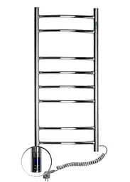 Электрический полотенцесушитель Navin Камелия 360x800 Sensor правый с таймером 10-007033-3680, Хром, Правое, Электронный