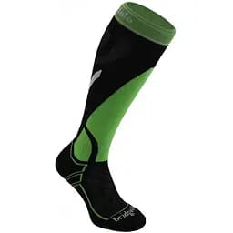 Носки Bridgedale Merinofusion Ski Vertige Mid Black/Green L (1053-610556.843.L)