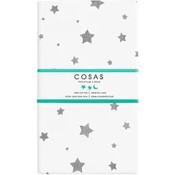 Набір простирадл на резинці Cosas Stars CS1 60х120х12 см (SetSheet_StarMintGrey_StarGrey_120x60) - мініатюра 3