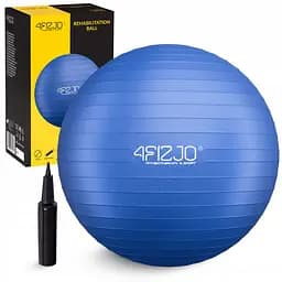 М'яч для фітнесу (фітбол) 4FIZJO 85 см Anti-Burst Blue (P-5907739316400)