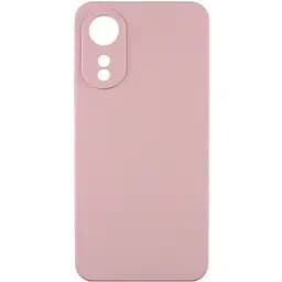 Чохол Silicone Cover Lakshmi Full Camera (AAA) для Oo A78 4G Рожевий / Pink Sand