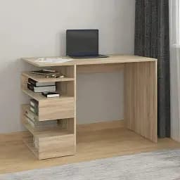 Компьютерный стол с полками ID-186 1100x756x598 Дуб Сонома