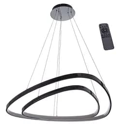 Потолочный светильник Brille подвесной с пультом для натяжного потолка BL-571S/95W dim BK LED