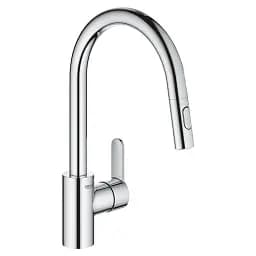 Змішувач для мийки Grohe Eurostyle Cosmopolitan з висувним виливом Хром 30412