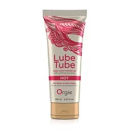 Зігрівальна змазка (лубрикант) для секса Lube Tube HOT Orgie (Бразилія-Португалія)