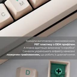 Клавіатура Ducky One 3 TKL Cherry MX Speed Silver Matcha UA [DKON2187-PUAPXМAEGGC1] [126115] - мініатюра 9